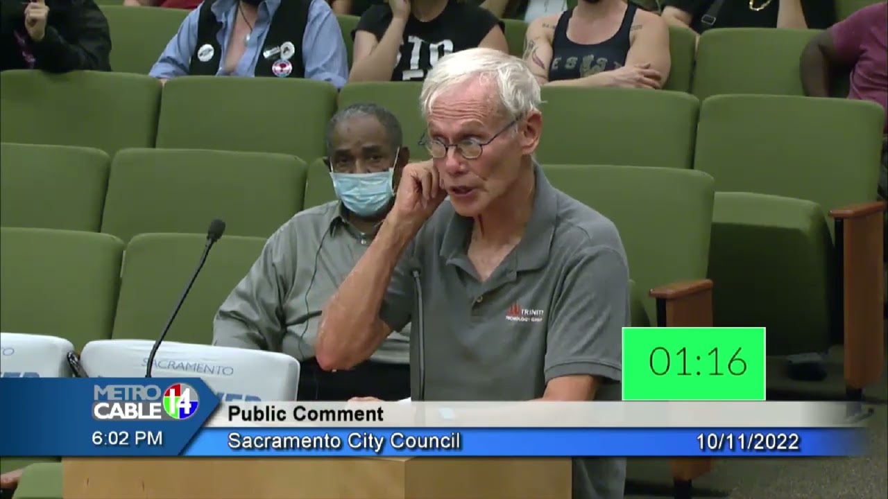 10/11 Sac City Council - public comment in support of Keyan Bliss pt. 2