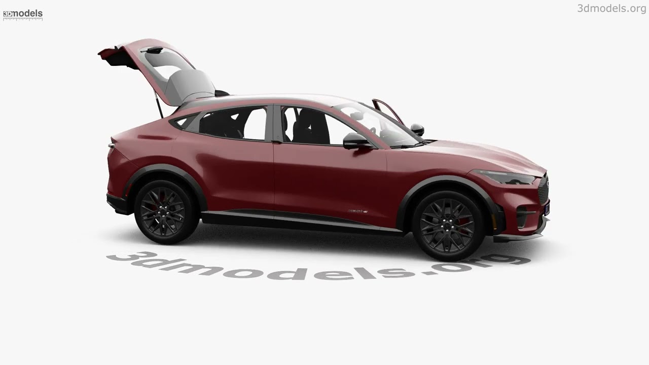 Ford Mustang Mach-E Premium Sport Appearance Package with HQ interior 2025 3D model by 3DModels.org