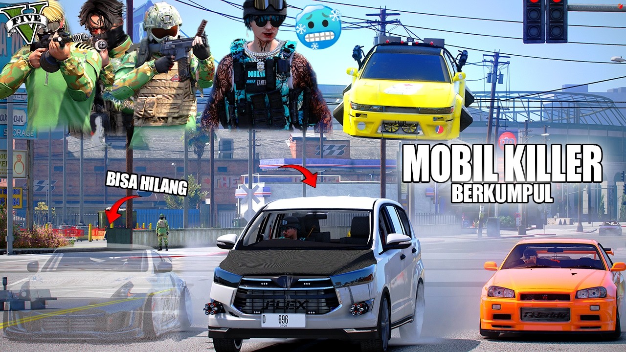 SEMUA MOBIL KILLER BERSATU !! INOVA CUMI KILLER MENGHABISI SEMUA TENTARA BAYARAN !! GTA 5 ROLEPLAY