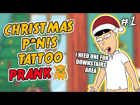 Christmas Tattoo Prank 1 Youtube
