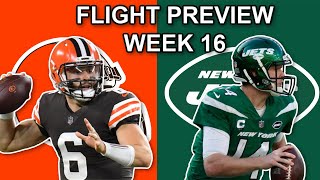 New York Jets vs Cleveland Browns Flight Preview Week 16