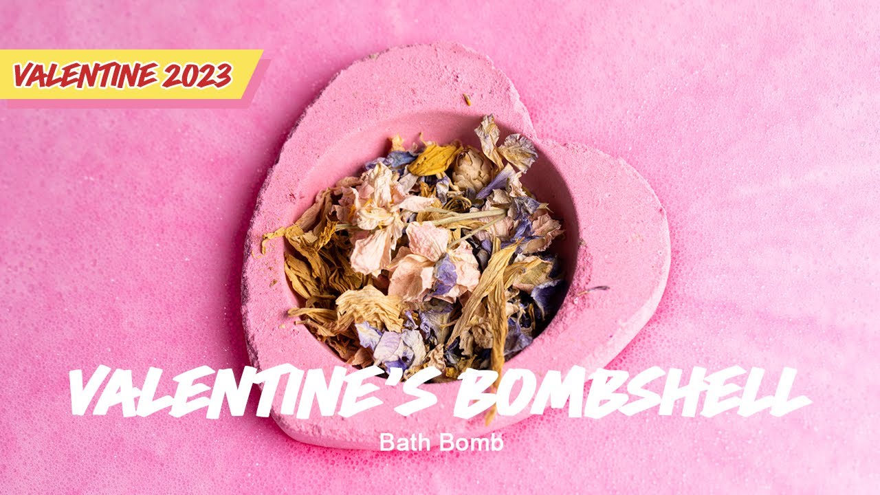 LUSH Bath Bomb : Valentine Bombshell ( Valentine Exclusive )