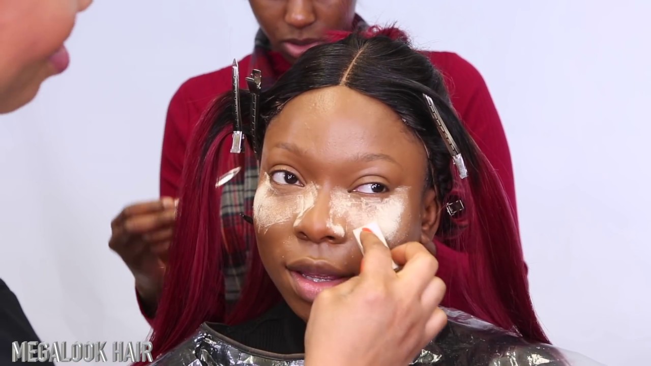 💄FLAWLESS MAKEUP AND HAIR TRANSFORMATION| BEAUTIFUL❤️ MEGALOOK HAIR| BLACK BEAUTY MAKEUP