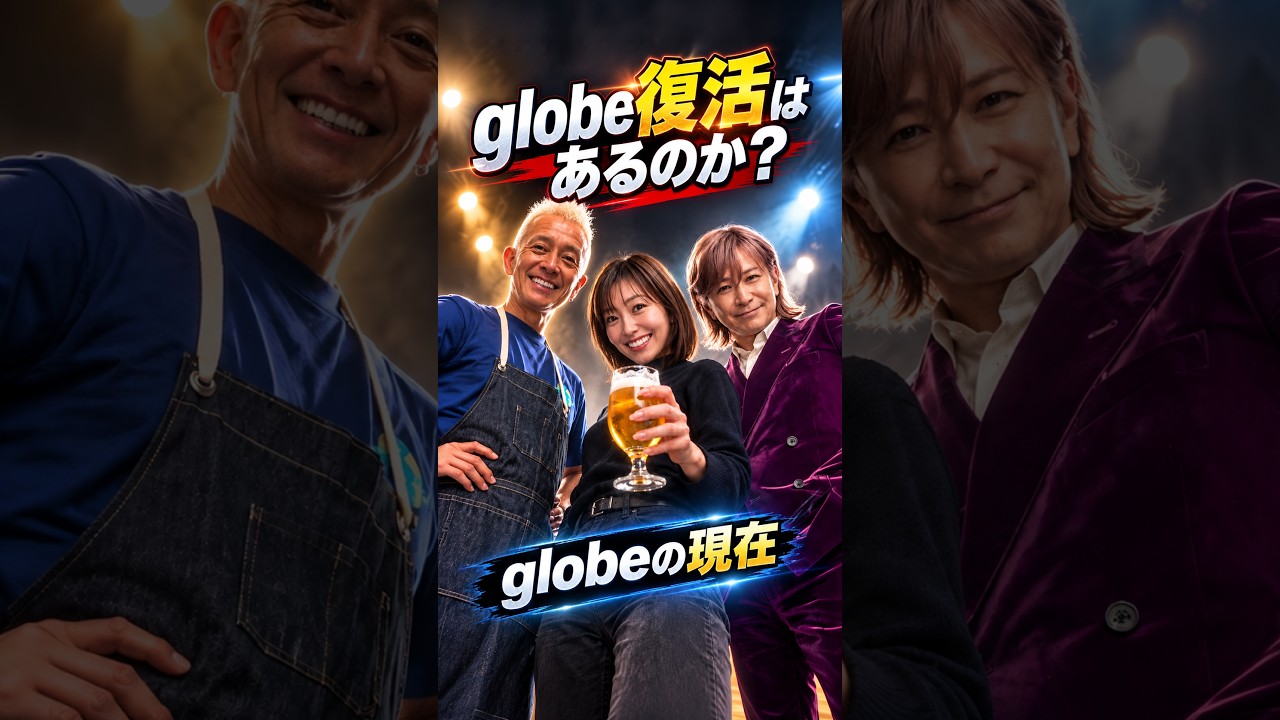 globeの現在 #今と昔 #若い頃