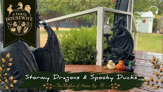 Stormy Dragons & Spooky Ducks | 13 Minutes of Rain & Thunder | Ambient Soundscape