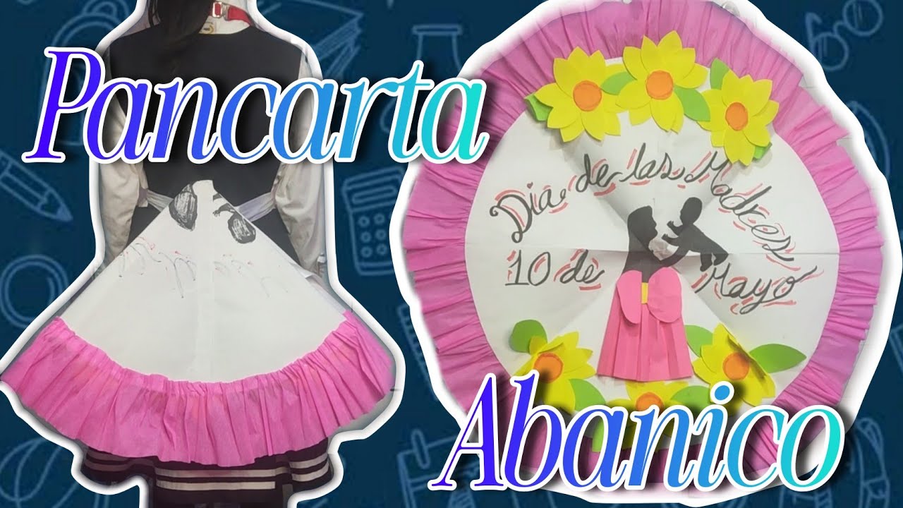 Como hacer una Pancarta o cartel abanico para exposición o efemérides / manualidades escolares