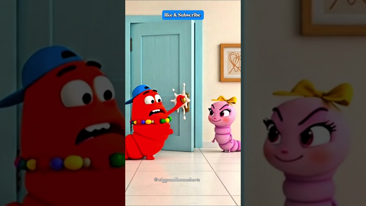Sticky Fingers Prank 😂 | Wiggo & Lurma Funny Cartoon Shorts 