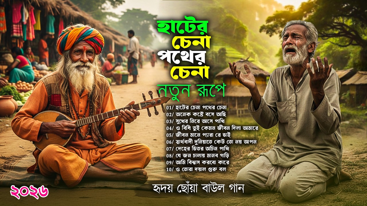 হাটের চেনা পথের চেনা | নতুন হৃদয়ছোঁয়া বাউল গান ২০২৬ | Hater Chena Pother Chena | Bangla Baul Song