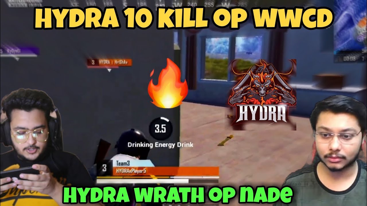 Hydra 10 kill op chicken dinner in scrims🔥 | Hydra wrath op nade🔥 | Hydra op performance🔥