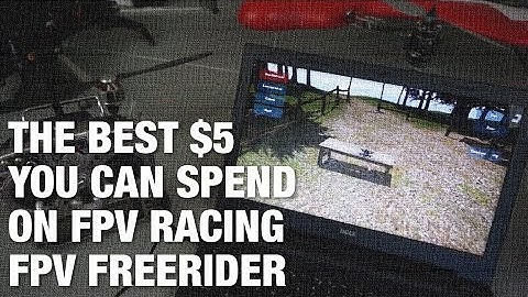Awesome $5 FPV Racing Simulator FPV Freerider Setup with FrSky Taranis