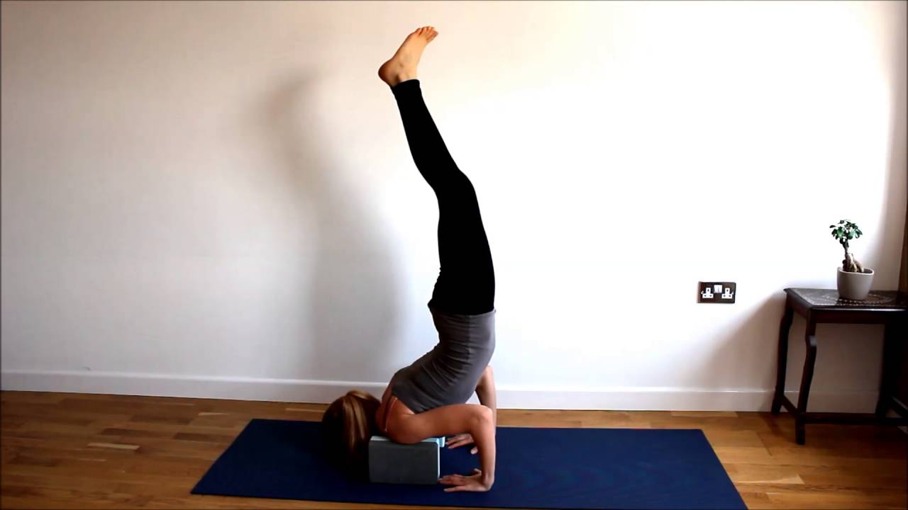 How yoga blocks can help you to do Chin Stand Scorpion YouTube