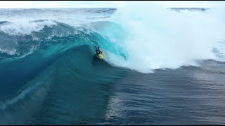 HEAVY East Coast Slabs in 'The Schlaboratory' with Shaun Petersen Drone  #bodyboarding #australia