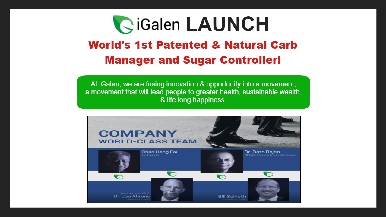 iGalen Launch Presentation - Brett Gurney iGalen Leader USA