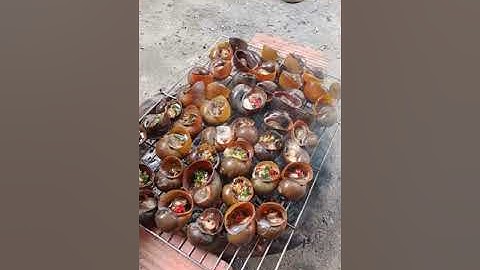 Ốc Nướng Tiêu Xanh | Ốc Bươu Nướng Tiêu Xanh | Dân Tây Ninh