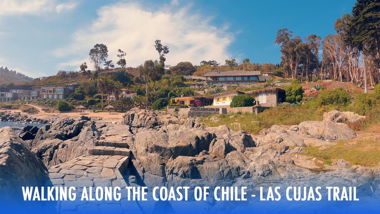 Caminando por la costa de Chile 🇨🇱: Sendero Las Cujas - Zapallar (Sonido binaural 🎧) | 4K 50fps