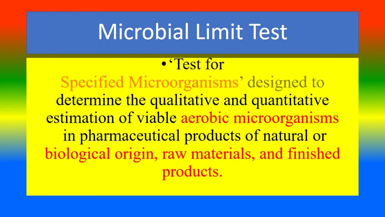 @ Bioburden test and microbial Limit test Different