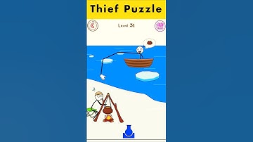 Thief Puzzle Gameplay Level-31 #gaming #gameplay #games #mobilegame #shorts