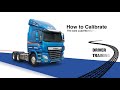 How to calibrate DAF onboard scales