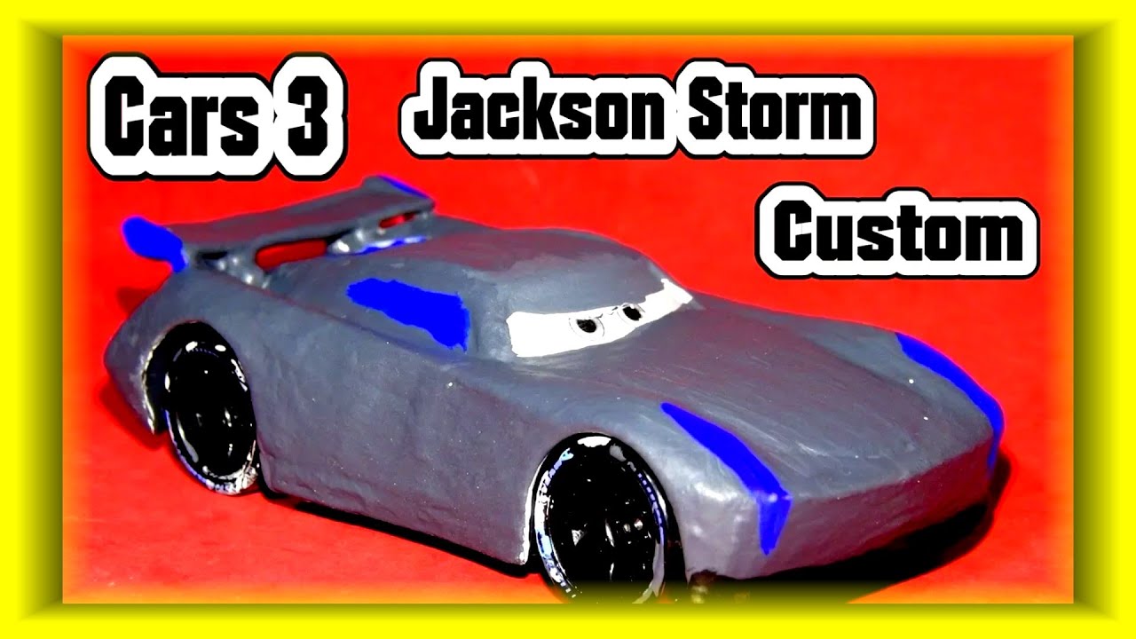 Pixar Cars 3: Джексон Шторм Кастом, Молния Маккуин, Джефф Горветт и Мисс Фриттер, сняты с произво...