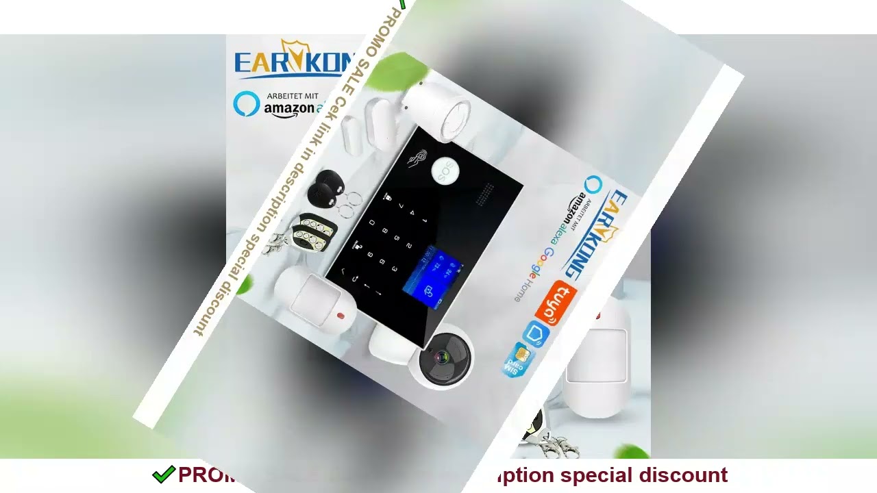 Wifi GSM Alarm System 433MHz Home Burglar Security Alarm Wireless Wired Detector RFID Touch Keyboard