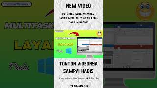 Tutorial Cara Membagi Layar Menjadi 2 Atau Lebih Pada Windows #multitasking #splitscreen #windows
