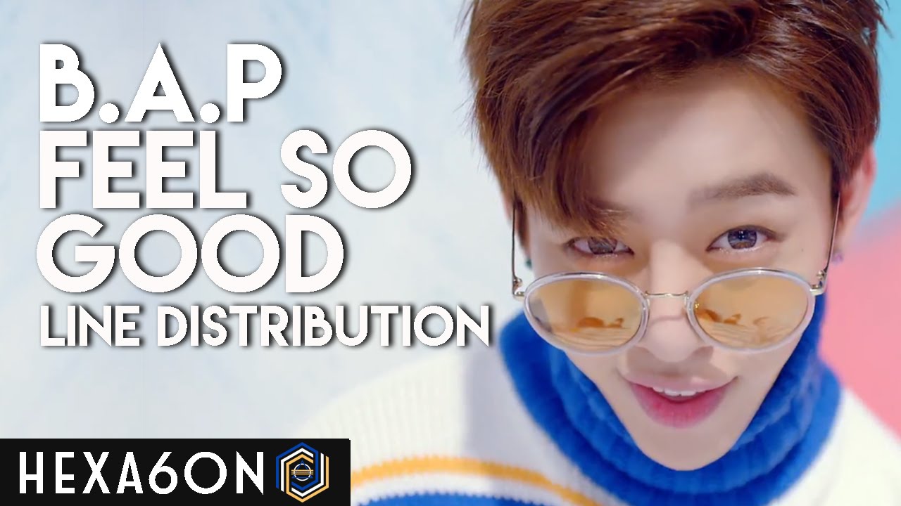 B.A.P - Feel So Good Line Distribution (Color Coded)