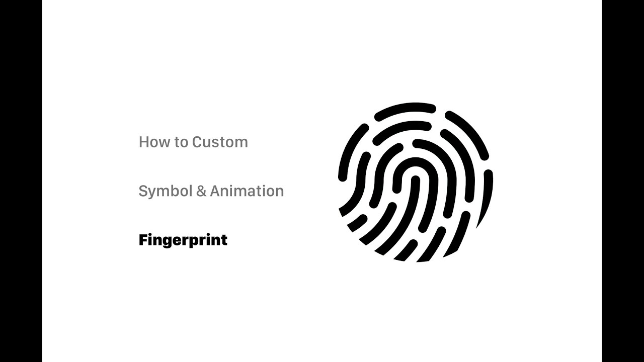 8-Minute Tutorial on Customizing SF Symbols - Fingerprint