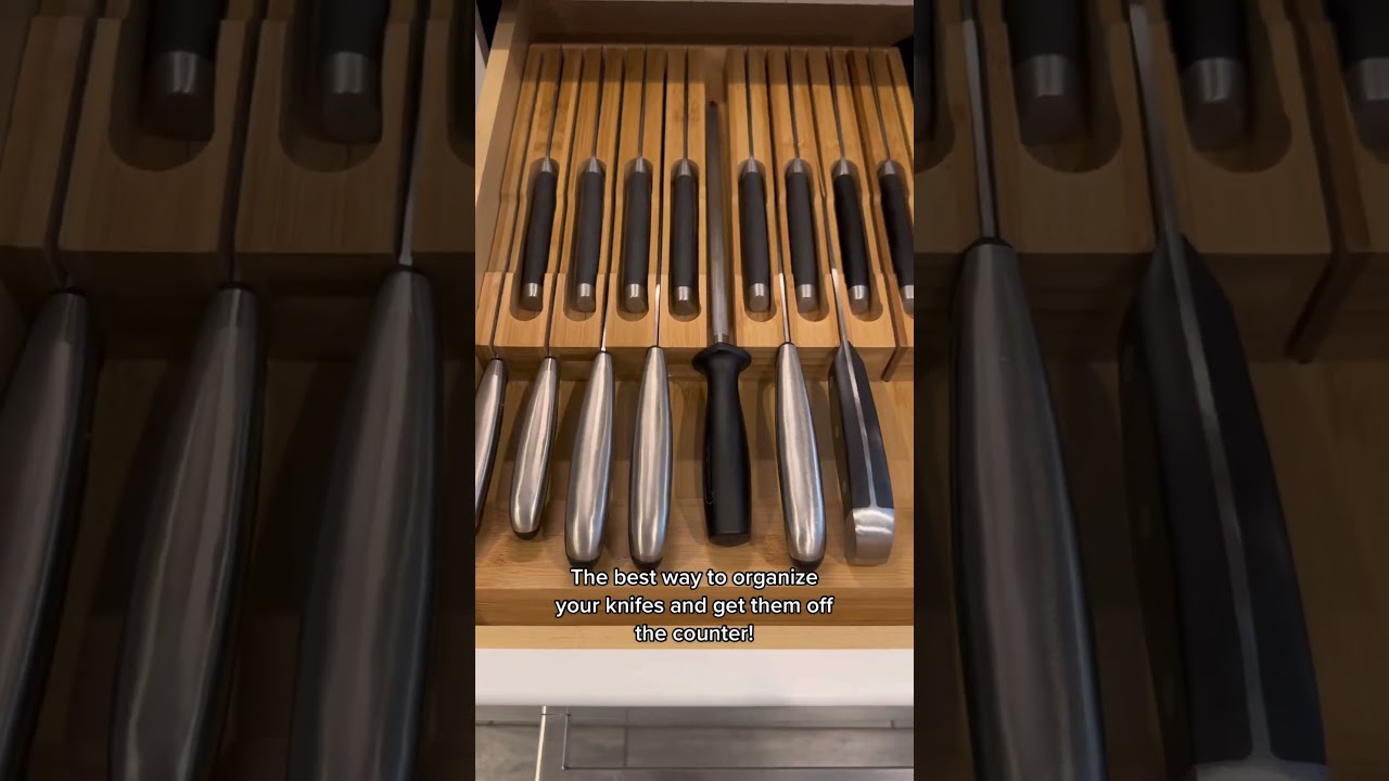 Love this knife organizer from Amazon!