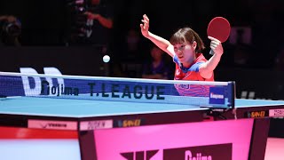 長﨑美柚 vs 南波侑里香 T10-10 木下アビエル神奈川 vs トップおとめピンポンズ名古屋 2023年07月30日アリーナ立川立飛 Nagasaki Namba【卓球 Tリーグ公式】