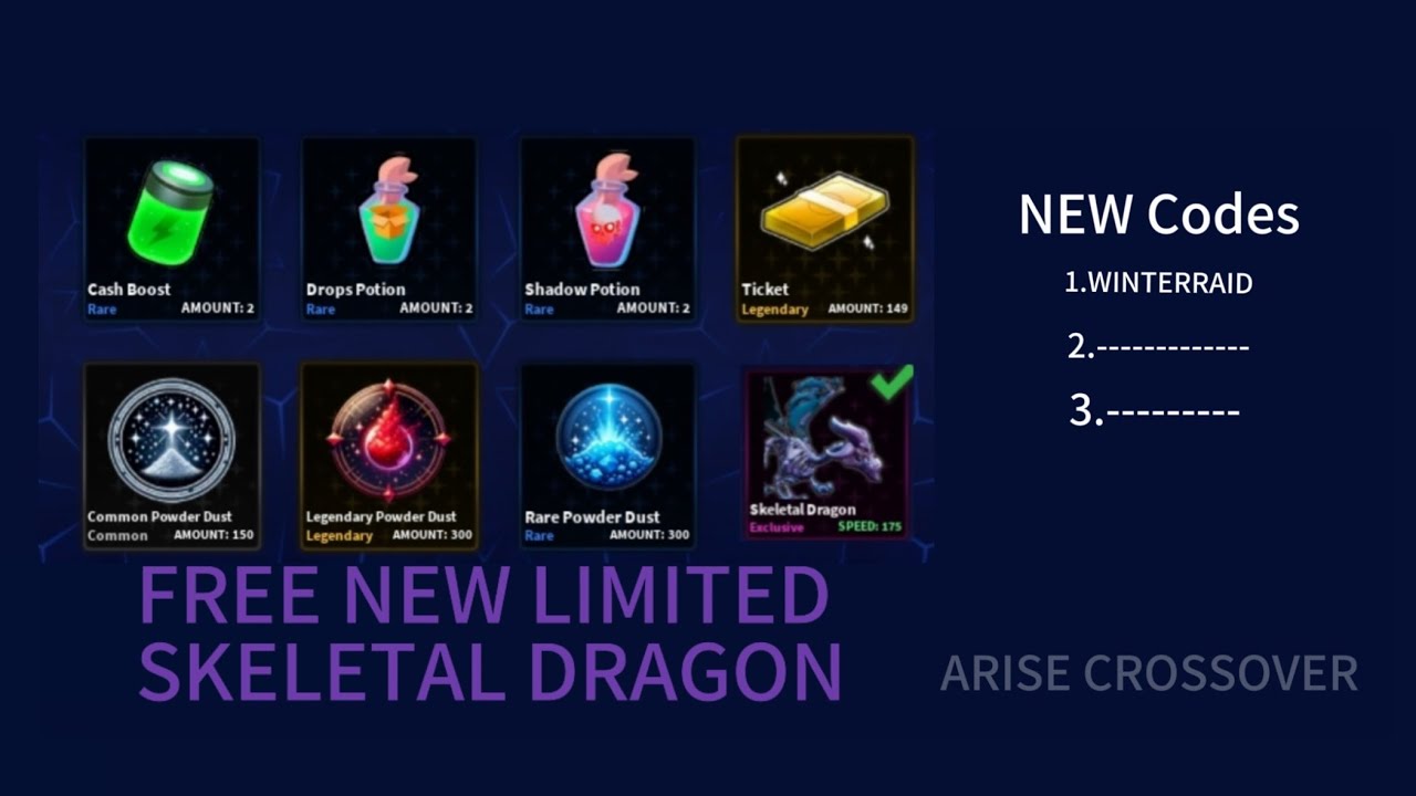 New code is here || ARISE CROSSOVER || - YouTube