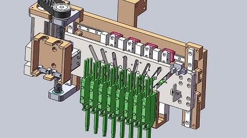 Mechanical division mechanism||packing machine||3Dmodel design||#000001#design#Model