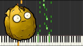 Plants Vs. Zombies | Loon Boon (Wall-nut Bowling) | Synthesia Piano Tutorial screenshot 2