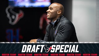 Texans Draft Room [FULL ACCESS] | Caserio's big moves