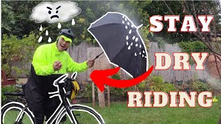 How I Stay Dry When Bike Commuting In The Rain