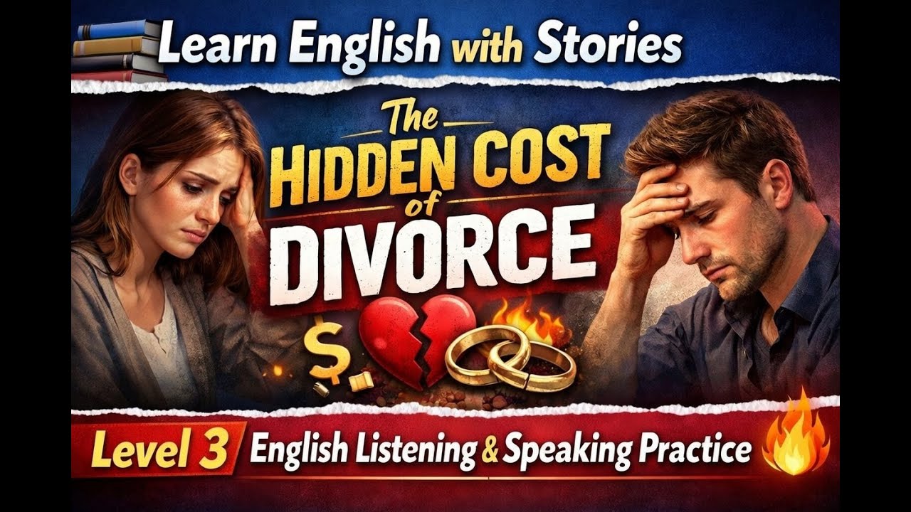 Learn English with Stories The Hidden Cost of Divorce  Level 3 English Listening & Speaking Practice