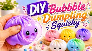 DIY Bubble Dumpling Squishy! So Soft & Satisfying 😍 screenshot 5