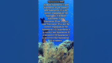 UPSC Environment PYQ 11🔍 | #prelims  #environment  #upsc #upscshorts #bpsc #statepcs