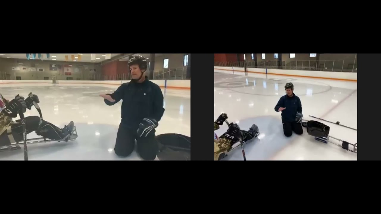 Introduction to Sled Hockey: Live Demonstration - National Disabled Veterans Winter Sports Clinic