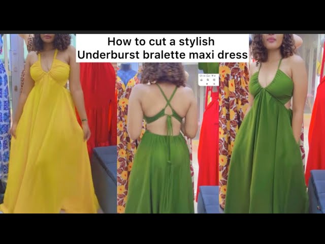 chinese dress ladies Strapless Pleated Satin Maxi Dress with Built-in Bra main image 1