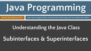 Learn Java Programming - Subinterfaces and Superinterfaces Tutorial Java 8+