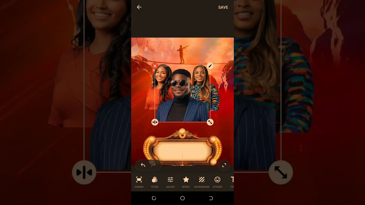How to design church flyer using INSHOT app (1)