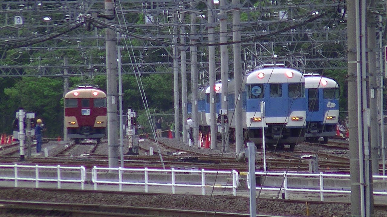 近鉄 あおぞら号・あおぞらII ラインナップ撮影会 - YouTube