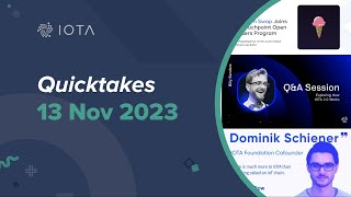 IOTA Quicktakes 13.11.2023: IOTA 2.0 Q&A Session, IceCreamSwap Joins #touchpoint & more! by IOTA Foundation 351 views 5 months ago 41 seconds