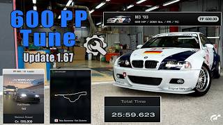 GT7|Engine Swap|BMW M3 '03|Tokyo 600pp Build|1.67