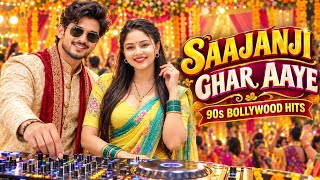 Saajanji Ghar Aaye - Full Song (4K Video) | Shah Rukh Khan, Kajol, Salman Khan | 90s Bollywood Hits