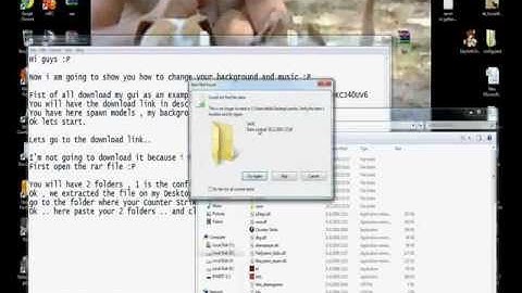 How to change background , music , and models in Counter Strike 1.6 !!! TUTORIAL