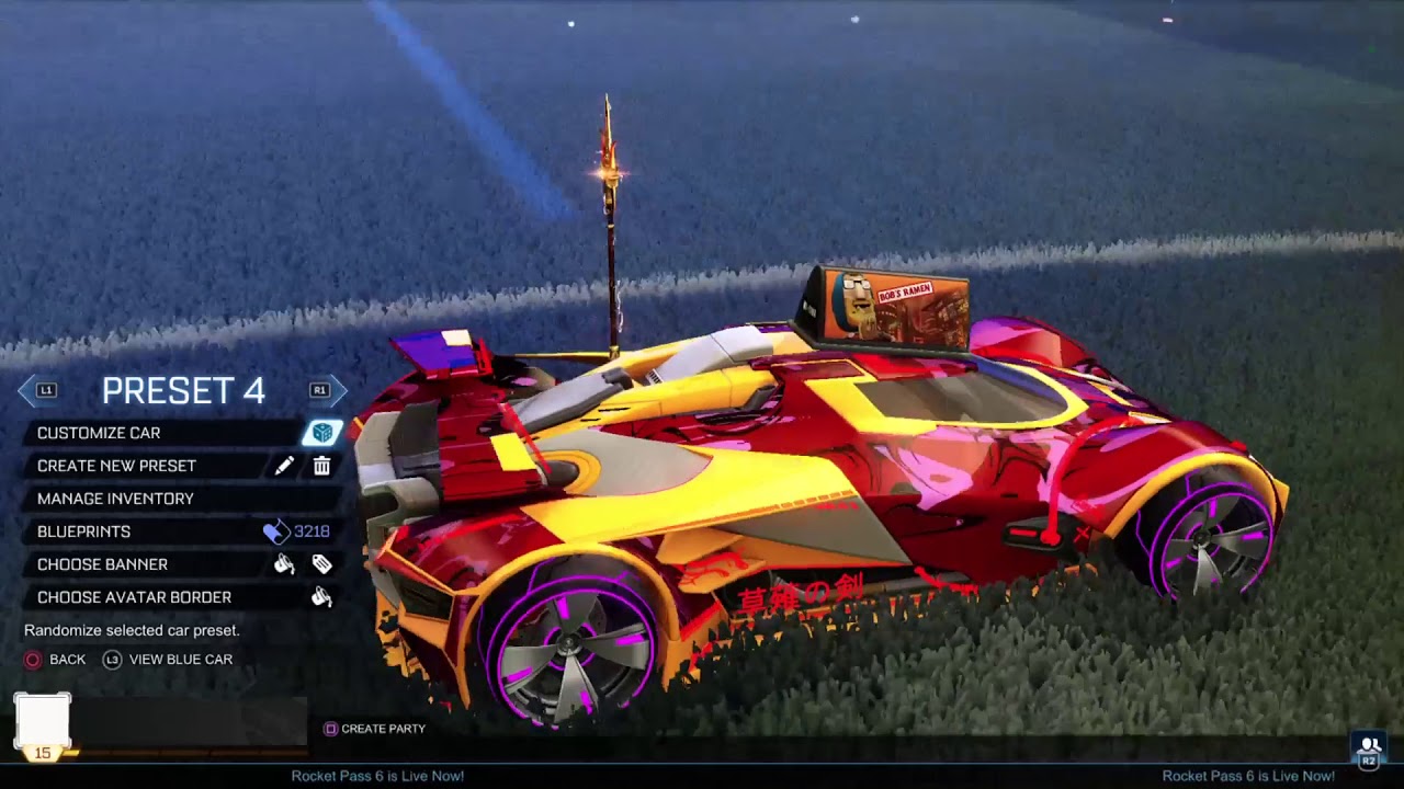 Flashy Rocket Pass 6 Designs - Compound C, Dune-Sweeper On Ronin GXT and More
