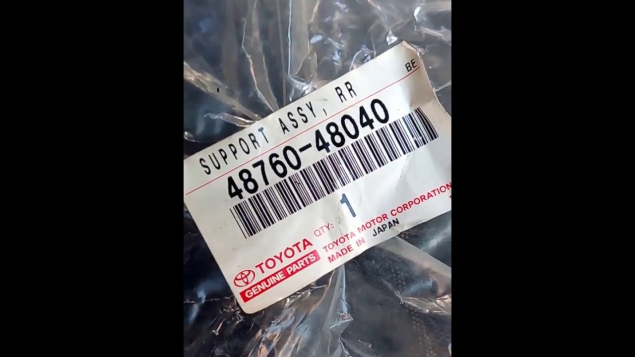 Toyota Highlander, Lexus RX 48760-48040 пыльник заднего левого амортизатора с опорой 4876048040