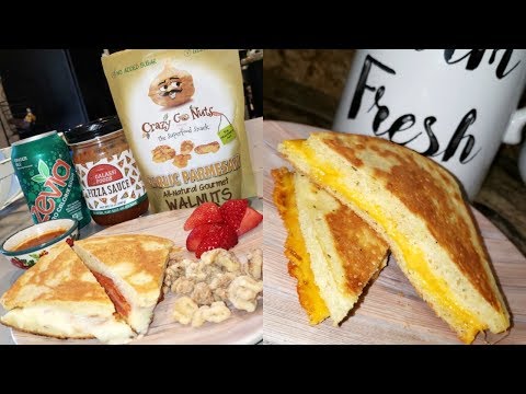 90-second-bread🍞-keto-grilled-cheese!