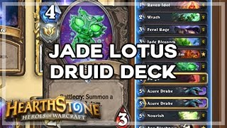 [Hearthstone] Jade Lotus Golem Druid Deck - Mean Streets of Gadgetzan